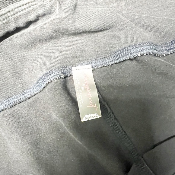 Free people movement gray black acid wash cotton biker shorts - Picture 8 of 10